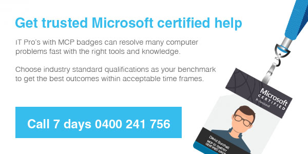 Microsoft certified computer service Mullaloo